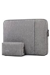 HYZUO 15-16 Inch Laptop Case Laptop Bag Compatible with MacBook Pro 16/Dell XPS 15/Surface Book 15/HP Envy X360 15/HP Spectre X360 15/Acer Aspire 5 15.6/Asus VivoBook 15/MacBook ook Pro 15 Light grey